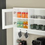 Hanah Home Armario Multiusos Grano 96 - Blanco